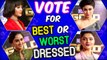 Vote For BEST & WORST Dressed  Mouni Roy, Surbhi Jyoti, Divyanka Tripathi  Zee Gold Awards 2017