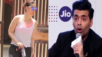 Karan Johar Thinks Kareena Kapoor's Gymwear Is Outdated