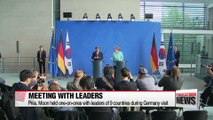 President Moon returns from Germany, gains international support in dealing with Pyongyang