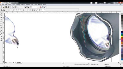 Corel Draw Tutorial 3A - How to add a light effect to a Torch