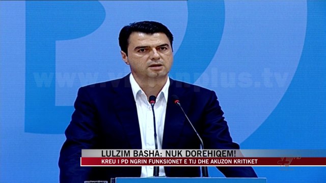 Basha: Nuk dorëhiqem! - News, Lajme - Vizion Plus