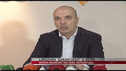 Largohen “garantuesit” e votës, rikthehet Çela - News, Lajme - Vizion Plus