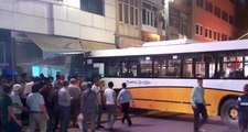 Malatya'da Freni Boşalan Otobüs Kuyumcu Dükkanına Girdi