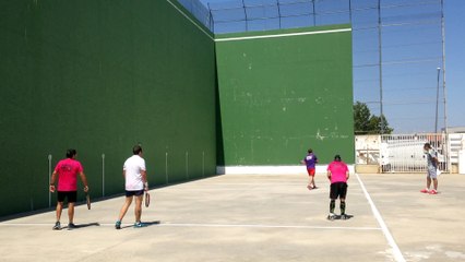 Frontenis semifinal 2 torneo de Arganda set 3