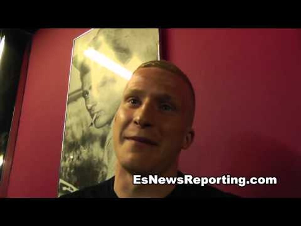 Boxer Jamie Robinson from the uk in LA - EsNews Boxing
