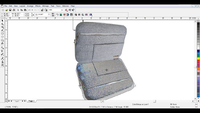 Corel Draw Tutorial 6 - Create a Shadow Effect of an Object with the help of Tool Interactive Transparency Tool and Mirror Button