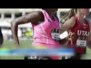 Atletja shtatzënë vrapon në garën prej 800 m