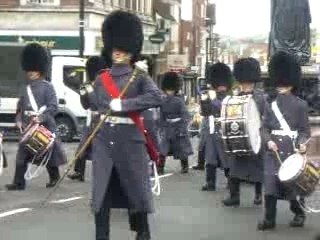 RELEVE DE LA GARDE ANGLETERRE