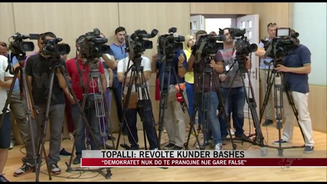 Topalli akuza Bashës: Po manipulon garën, synon të grabisë PD-në - News, Lajme - Vizion Plus
