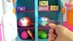 Kinder Joy and Baby Doll refrigerator Surprise eggs + Popcorn toys
