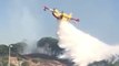 Aerial Firefighters Douse Messina Wildfires