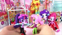 Equestria niñas mini-fiesta de pijamas muñeca con Fluttershy opinión desembalaje con dibujos animados