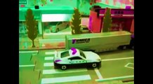 Acerca de coche coches dibujos animados Policía carreras de dibujos animados sobre los coches de policía coche-Kindi