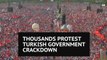 'The era we live in is a dictatorship' – Thousands protest Turkey's post-coup crackdown