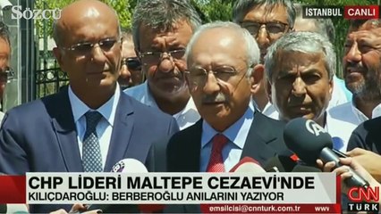 Kılıçdaroğlu’ndan Berberoğlu’na ziyaret