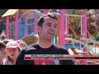 Këndi i lojrave pranë stadiumit “Selman Stermasi” financohet nga “Tring” - News, Lajme - Vizion Plus