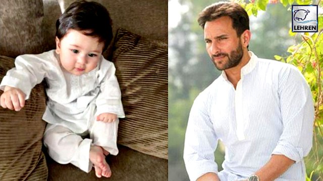 Taimur Ali Khan Rocks A White Kurta Like Daddy Saif Ali Khan
