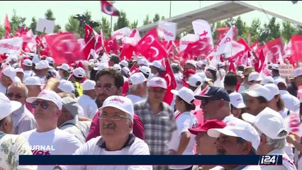 Turquie: une foule immense à l'arrivée de la "Marche pour la justice"