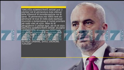 RAMA RENDIT PRIORITETET E POPULLIT - News, Lajme - Kanali 10