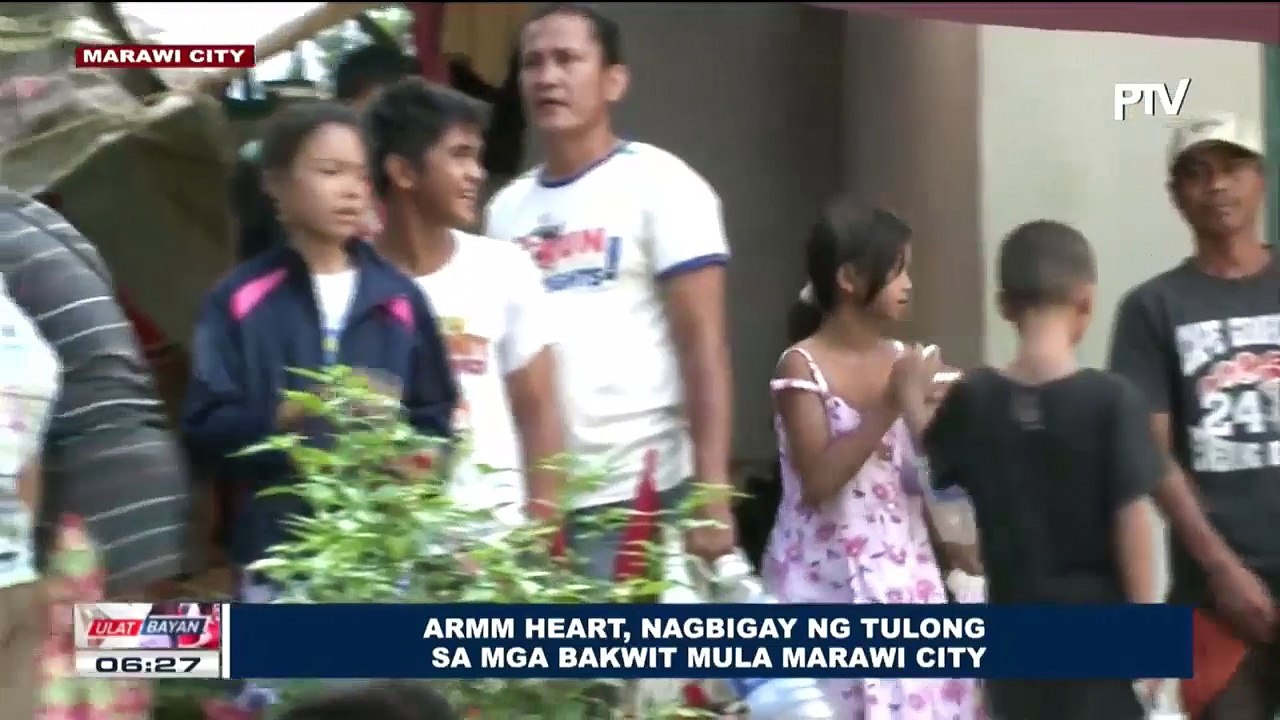 ARMM-HEART, nagbigay ng tulong sa mga bakwit mula Marawi City