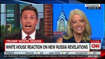 You spun it over to this': CNN's Cuomo hammers Kellyanne Conway for dancing around Russia meeting questions