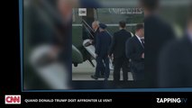 Donald Trump : quand le vent ridiculise le président américain (vidéo)