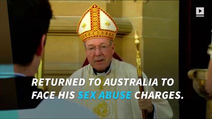 Vatican finance chief returns to Australia amid sex abuse charges