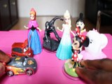 LIGHTENING MCQUEEN & CARS ATTACK ARENDELLE GIDGET ANNA MINNIE MOUSE AGNES GRU ELSA SPIDERMAN Toys Kids Video CARS 3 FROZ