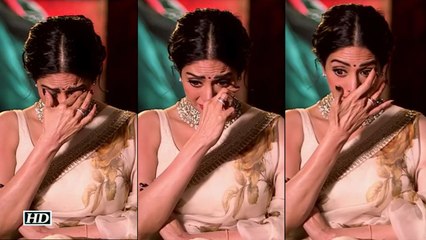 Sridevi bursts CRYING for her Pakistani co-star