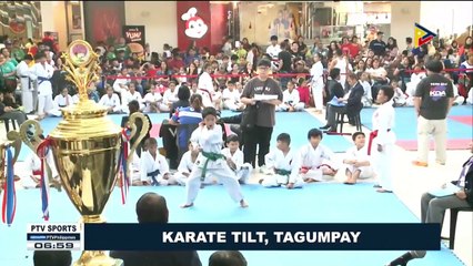 SPORTS BALITA: Karate tilt, tagumpay