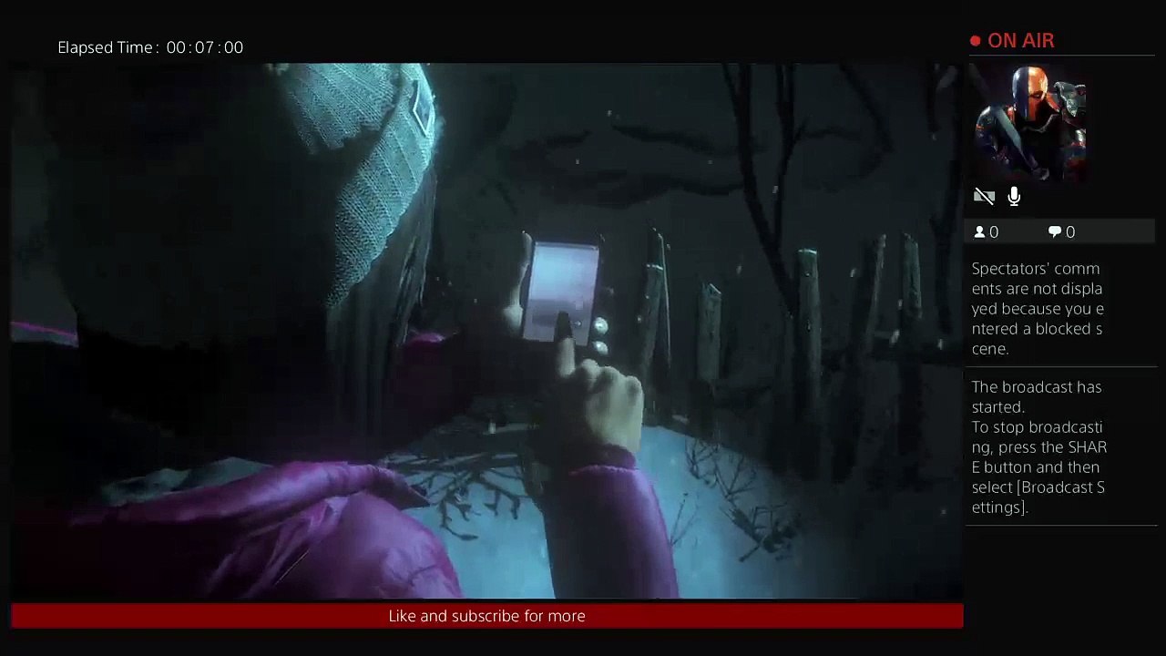 Until dawn first time (2)