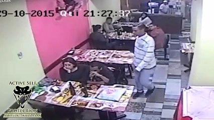 Armed Robber Driven Off By Opportunistic Victim