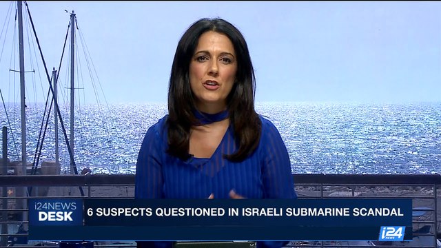 i24NEWS DESK | 6 suspects questioned in Israeli submarine scandal | Monday, July 10th 2017