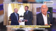 Attaqué, Michel Sapin riposte et cible Macron et Philippe