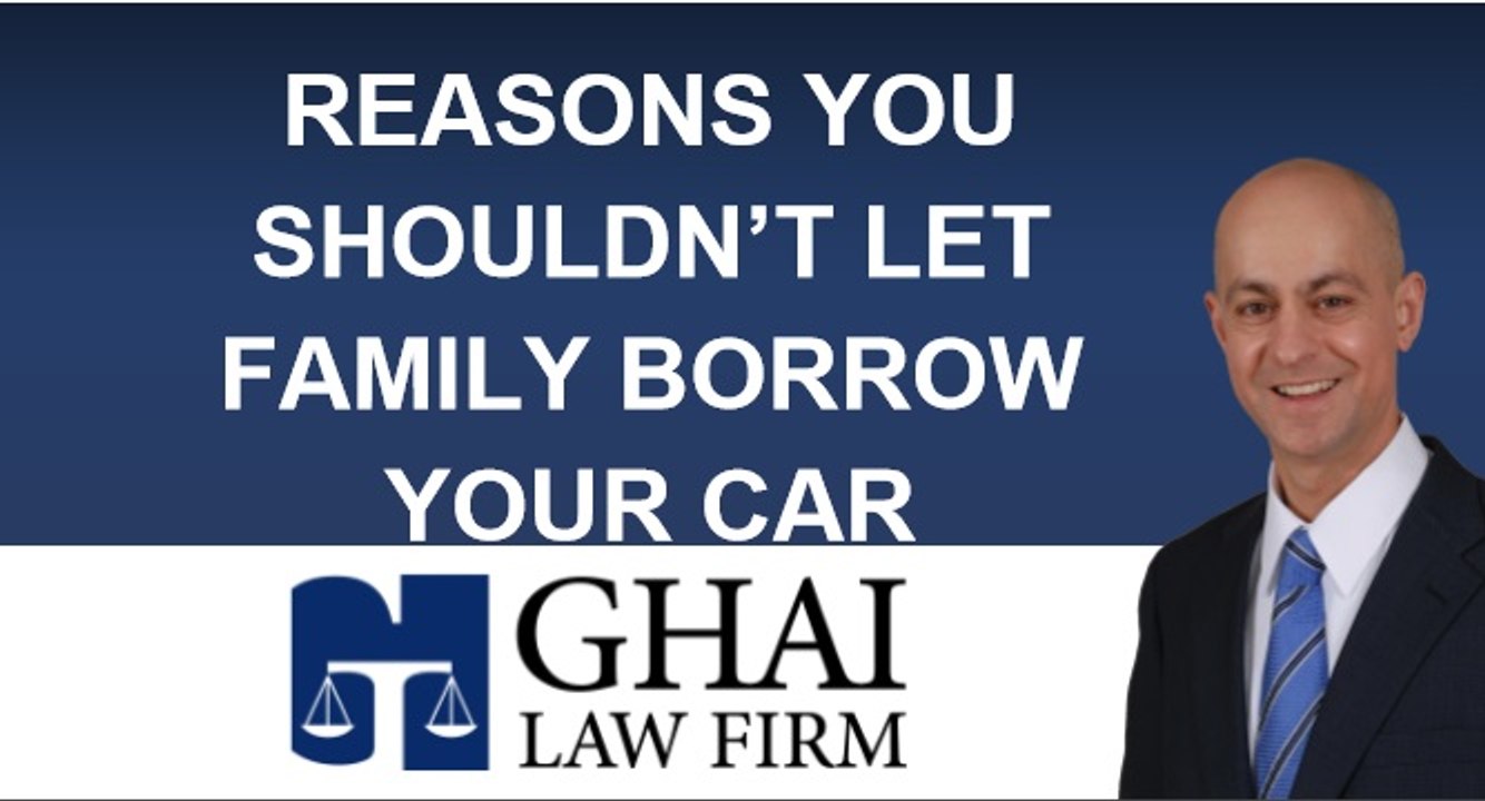 Reasons You Should Not Lend Your Car to Family or Friend