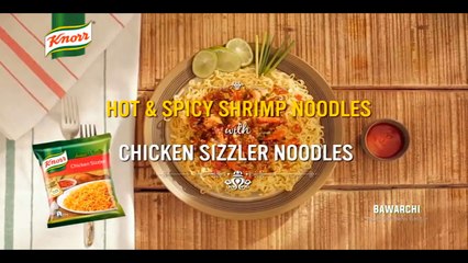 Hot AND Spicy Shrimp | Hot AND Spicy Shrimp Noodles with Knorr Chicken Sizzler Noodles