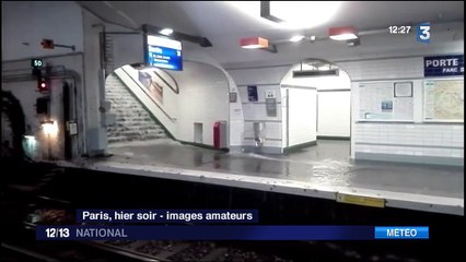 Orages : Paris submergé par les fortes pluies