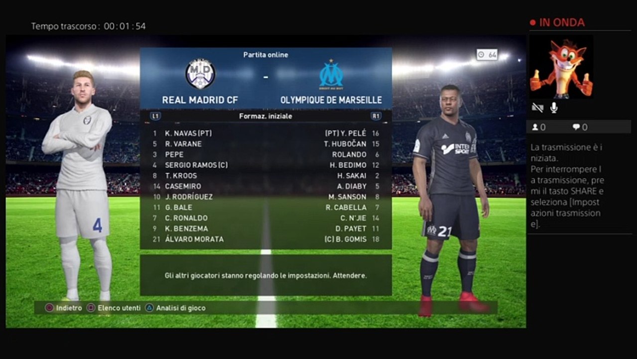Trasmissione PS4 live di simoxx92