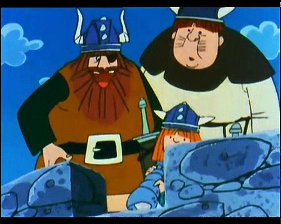 Vic le viking (1974) . La bataille des échasses . épisode 47 .