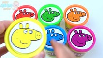 Enfants argile les couleurs tasses Anglais épisodes pour Apprendre porc jouer empilage jouets Doh Peppa