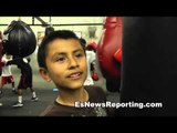 little pajarito when i grow up ill find out if ill become champ - EsNews Boxing