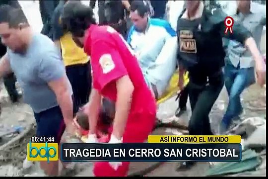 Cadenas extranjeras informaron así la noticia de tragedia en el Cerro San Cristóbal