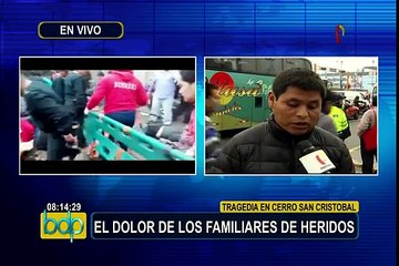 Denuncian que hospital Loayza no tiene tomógrafo para atender a heridos de Cerro San Cristóbal