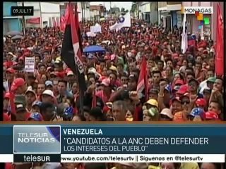 Vicepdte. del PSUV pide a candidatos a la ANC trabajen para el pueblo