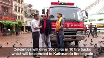 Sopranos actor kicks off Nepal fire truck expedition