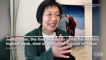 Junko Tabei, first woman to climb Everest, dead at 77