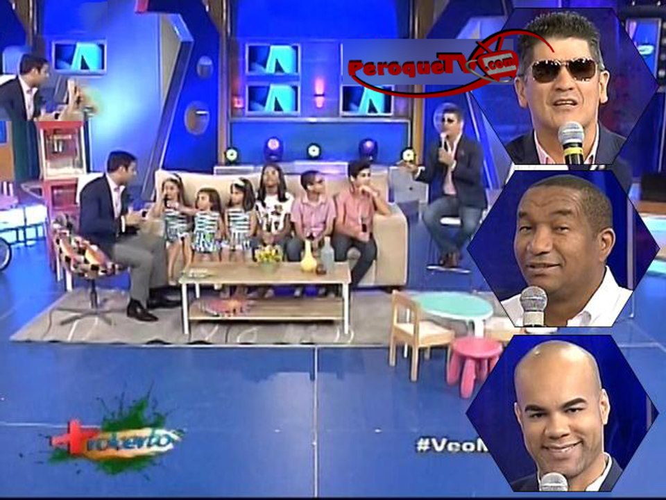 actores de la película Super Papá junto a Eddy Herrera, Rhadames Espiritu y Manolo Ozuna