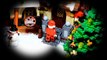 Lego Simpsons and Batman Christmas. How Homer tried to steal Christmas donuts from Santa W