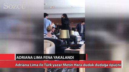 Adriana Lima ile Türk yazar öpüşürken yakalandı!