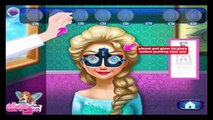 Œil pour des jeux filles Princesse traitement disney elsa